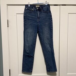 Madewell Curvy Perfect Vintage Jeans in Classic Blue